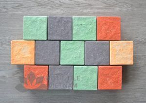 Gạch bê tông giả đá cubic