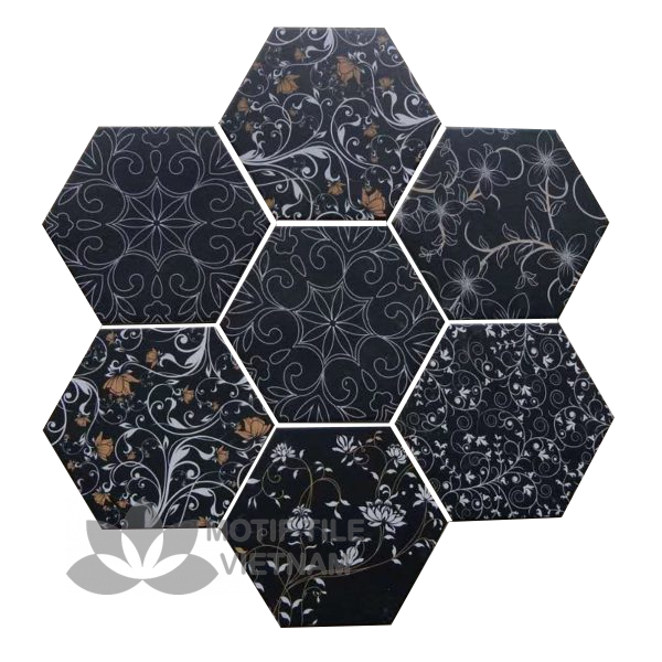 Gạch bông porcelain Hex-PP002 1 Gạch bông porcelain Hex-PP002