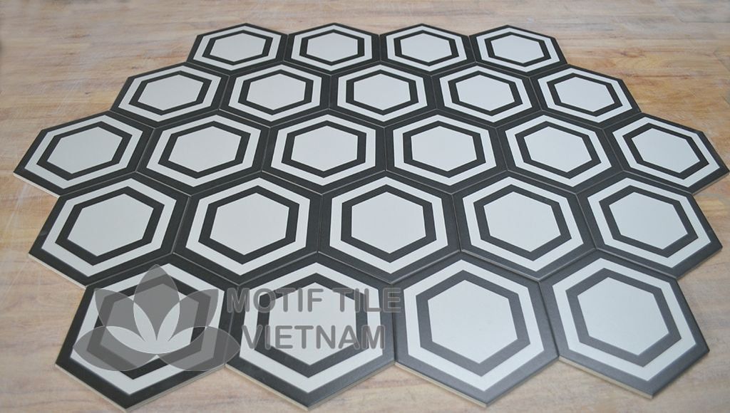 Gạch bông porcelain Hex-PP005 4 Gạch bông porcelain Hex-PP005