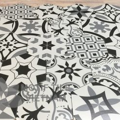 Gạch bông Hex-PP009 7 Gạch bông porcelain trang trí Hex-PP009