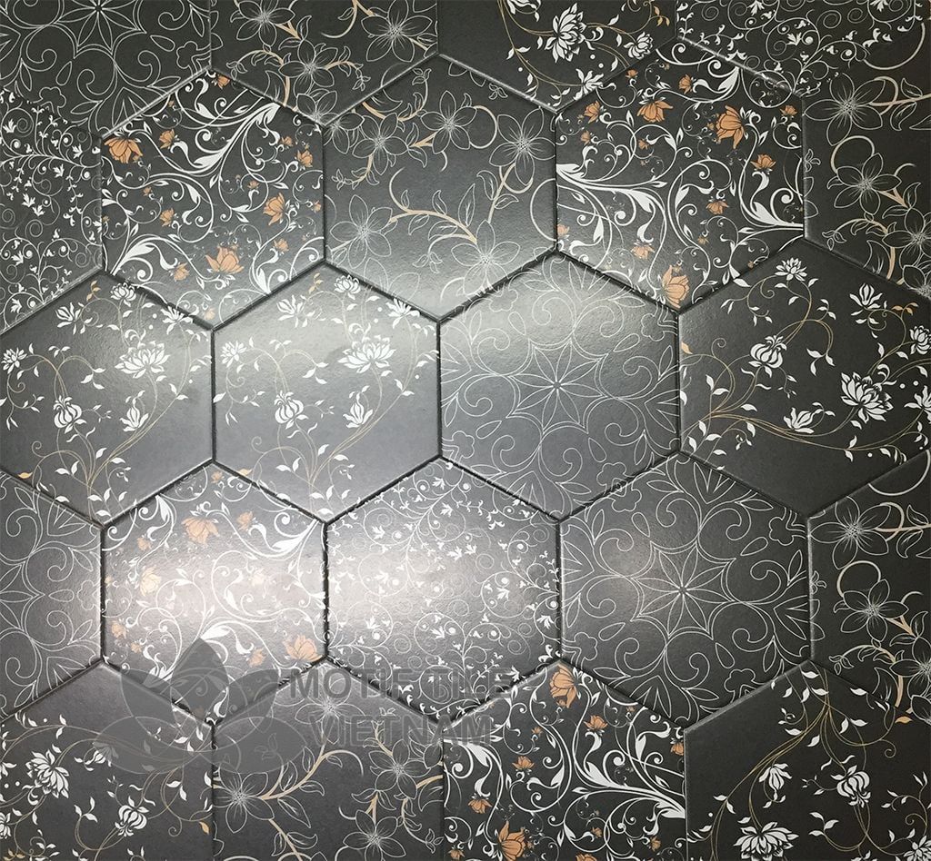 Gạch bông porcelain Hex-PP002 2 Gạch bông porcelain Hex-PP002