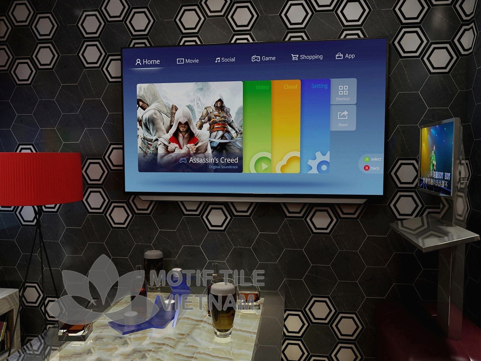 Gạch bông porcelain Hex-PP028 5 Gạch bông porcelain Hex-PP028 - Hình ảnh 5