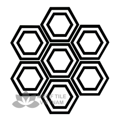 Gạch bông porcelain Hex-PP005
