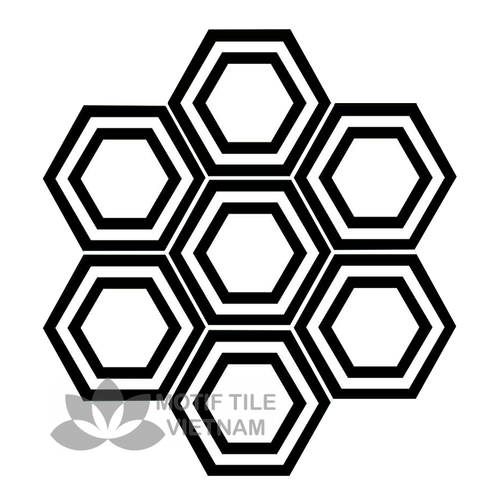 Gạch bông Hex-PP005 1 Gạch bông porcelain Hex-PP005
