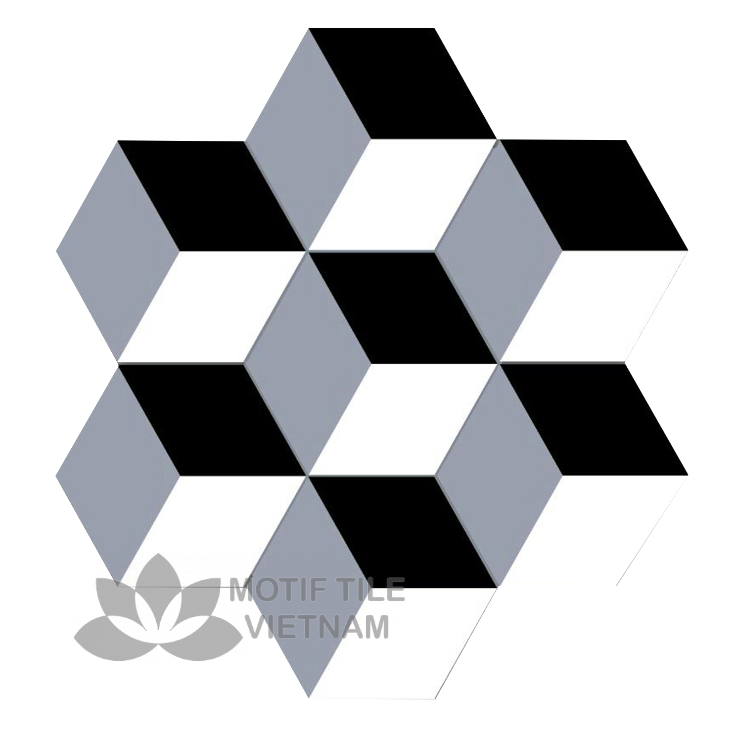 Gạch bông Hex-PP024 1 Gạch bông Hex-PP024