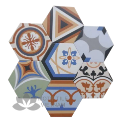Gạch bông porcelain Hex-PP027