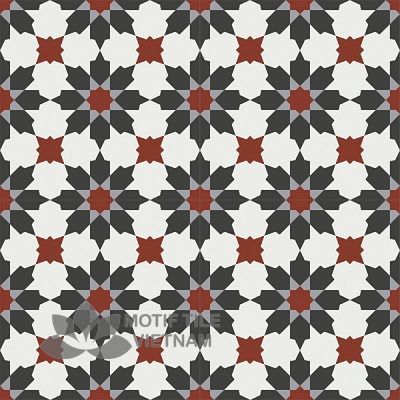 Gạch bông cổ điển CTS 3.18(4-9-13-30) 2 Gạch bông CTS 3.18(4-9-13-30) - 4 viên - Encaustic cement tile CTS 3.18(4-9-13-30)-4 tiles