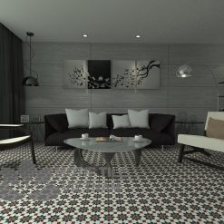 Gạch bông cổ điển CTS 3.18(4-9-13-30) 9 Gạch bông cts 3.18 trang trí phòng khách