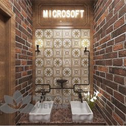 Gạch bông porcelain Sqa-PP105 trang trí nhà tắm