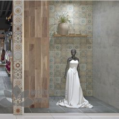 Gạch bông porcelain Sqa-PP105 trang trí nhà tắm