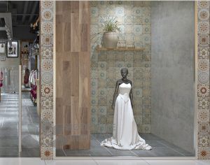 Gạch bông porcelain Sqa-PP105 trang trí nhà tắm