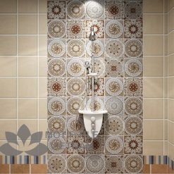 Gạch bông porcelain Sqa-PP108 ốp tường nhà tắm