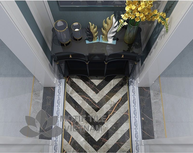 Gạch bông porcelain Sqa-PP122 2 Gạch bông porcelain Sqa-PP122