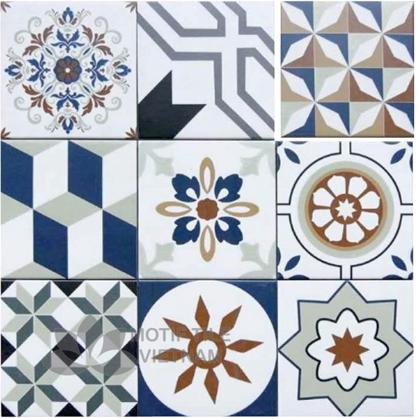 Gạch bông porcelain Sqa-PP110 1 Gạch bông porcelain Sqa-PP110