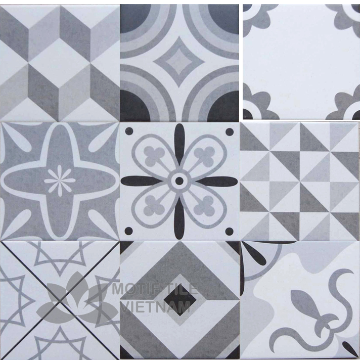 Gạch bông porcelain Sqa-PP114 1 Gạch bông porcelain Sqa-PP114