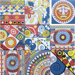 Gạch bông porcelain Sqa-PP123W