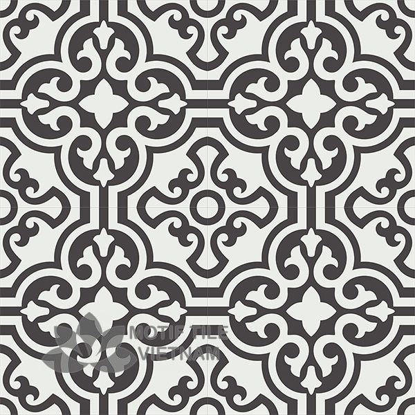 Gạch bông cổ điển CTS 151.1(4-13) 2 Gạch bông CTS 151.1(4-13) - 4 viên - Encaustic cement tile CTS 151.1(4-13)-4 tiles