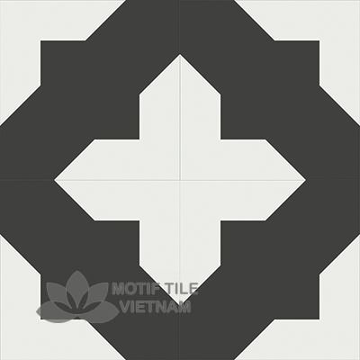 Gạch Bông Cts 69.1(4-13) - 4 Viên - Encaustic Cement Tile Cts 69.1(4-13)-4 Tiles