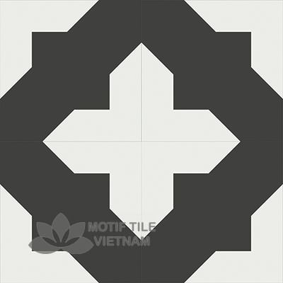 Gạch bông cổ điển CTS 69.1(4-13) 2 Gạch bông CTS 69.1(4-13) - 4 viên - Encaustic cement tile CTS 69.1(4-13)-4 tiles