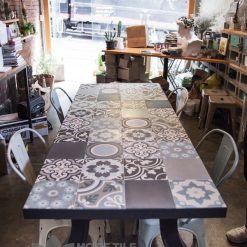 Gạch bông hoa văn tổng hợp màu trắng đen xám 5 Gạch bông hoa văn tổng hợp màu trắng đen xám