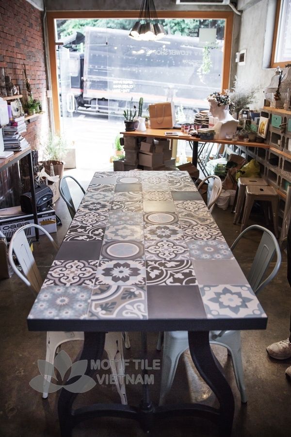 Gạch bông hoa văn tổng hợp màu trắng đen xám 3 Gạch bông hoa văn tổng hợp màu trắng đen xám