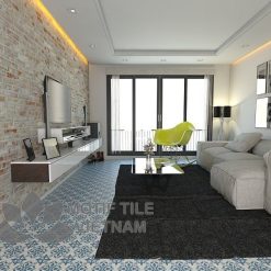 Gạch bông cao cấp CTS 147.1(1-4-9) trang trí phòng khách