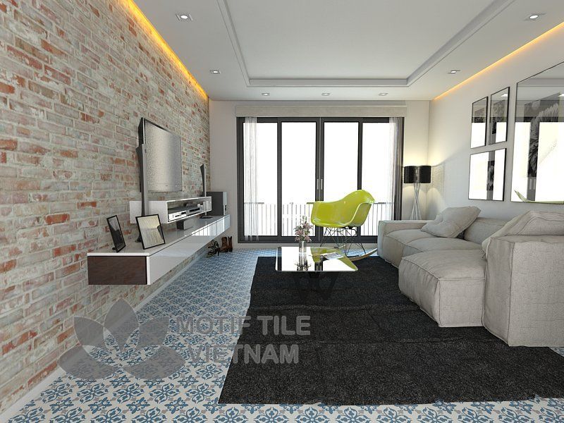 Gạch bông giá tốt CTS 147.1(1-4-9) 4 Gạch bông cao cấp CTS 147.1(1-4-9) trang trí phòng khách