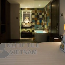 Gạch bông ốp nhà tắm phong cách ngẫu nhiên 11 Gạch bông ốp phòng tắm 4