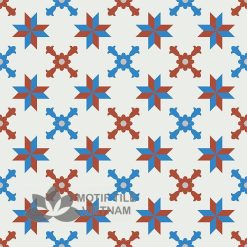 Gạch bông CTS 93.1(4-8-9-30) - 16 viên - Encaustic cement tile CTS 93.1(4-8-9-30)-16 tiles