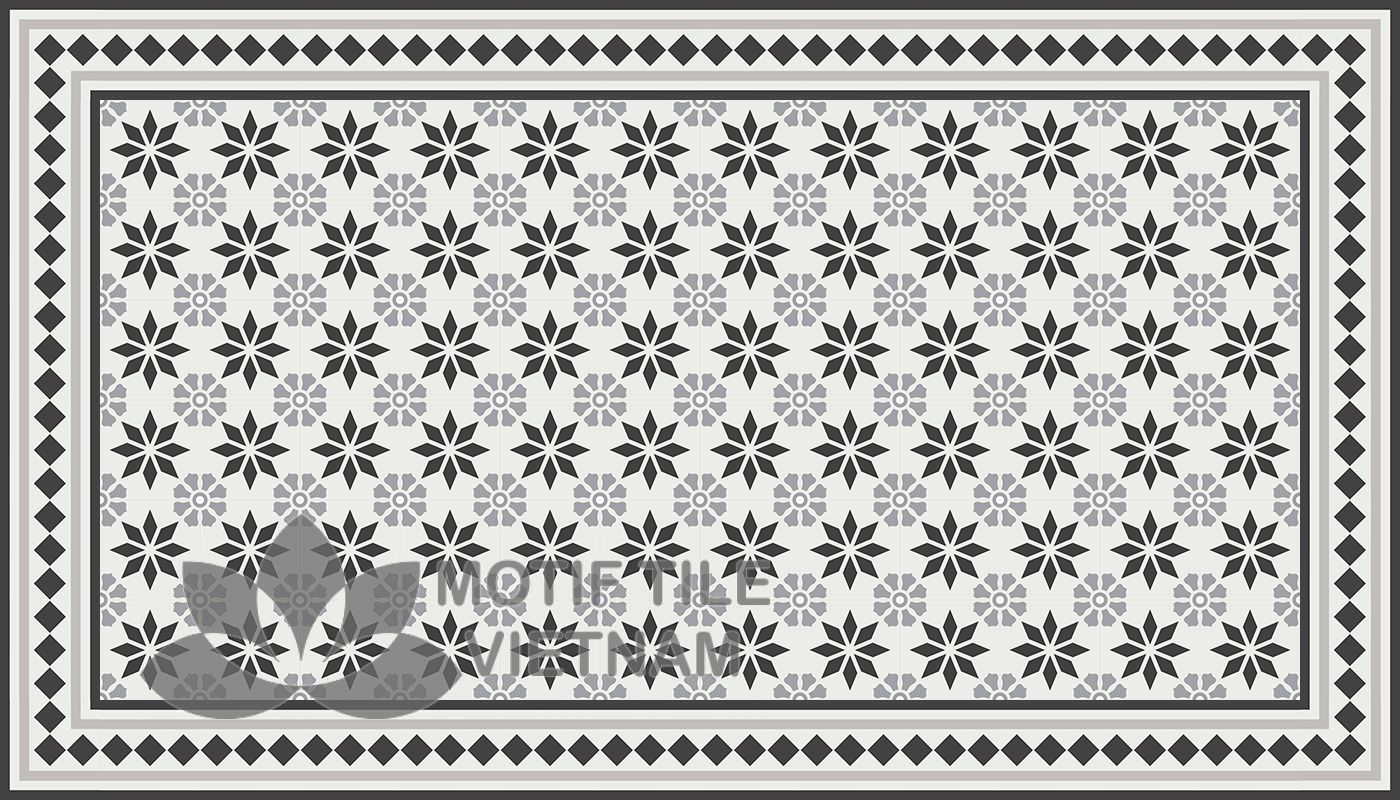 Thảm gạch bông CTS 167.2-BC106.1 1 Thảm gạch bông trang trí CTS 167.2-bc106.1