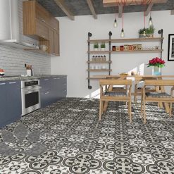 Gạch bông lát nền nhà bếp