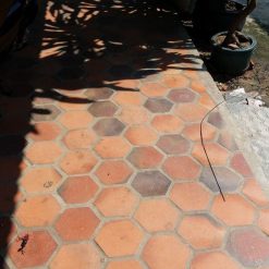 Gạch đất nung terracotta lục giác