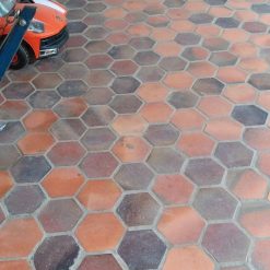 Gạch đất nung terracotta lục giác
