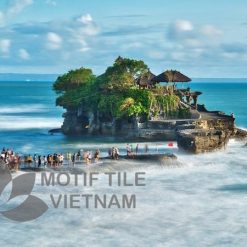 Tranh kính ốp tường bãi biển