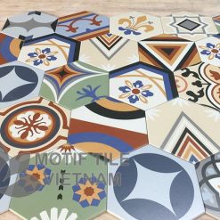 Gạch bông porcelain Hex-PP027