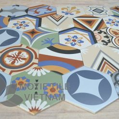 Gạch bông Hex-PP027 7 Gạch bông porcelain Hex-PP027