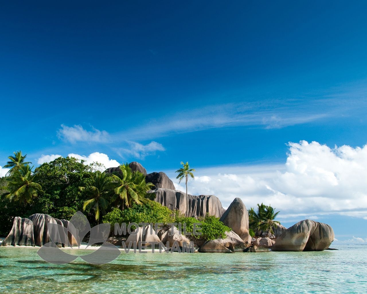 Tranh kính ốp tường chủ đề biển đảo 1 Tranh kính ốp tường chủ đề biển đảo