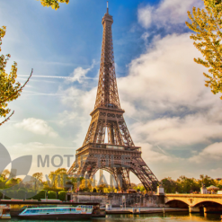 Tranh kính ốp tường thá eiffel