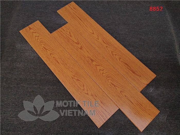 Gạch giả gỗ thanh 15x80 cm vân gỗ 8852 1 Gạch giả gỗ thanh vân gỗ 8852