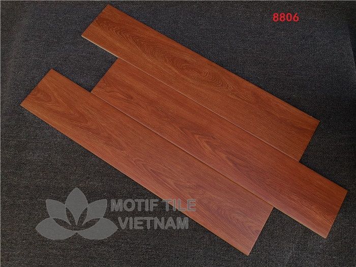 Gạch giả gỗ thanh 15×80 cm vân gỗ 8806 1 Gạch giả gỗ thanh vân gỗ