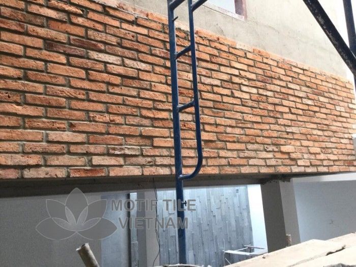 Gạch cổ xẻ ốp tường 8 Gạch cổ xe ốp tường
