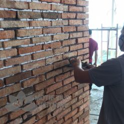 Gạch cổ xe ốp tường