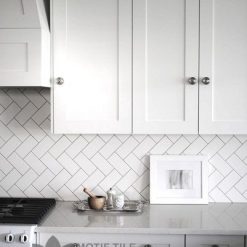 Gạch subway trắng bóng 10x20cm SW1020(White) 10 Gạch subway trắng 10x20cm SW1020(White)