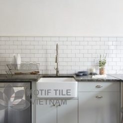 Gạch subway trắng 10x20cm SW1020(White)