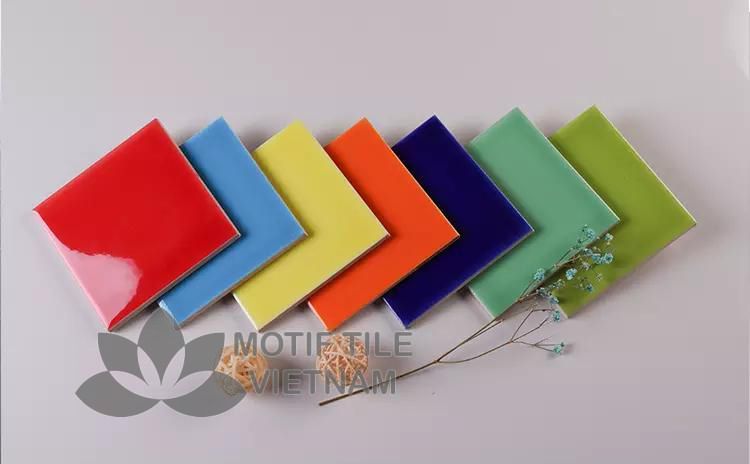 Gạch subway trắng bóng phẳng 15x15cm SW1515(White) 5 Gạch subway trắng bóng phẳng 15x15cm SW1515(White)