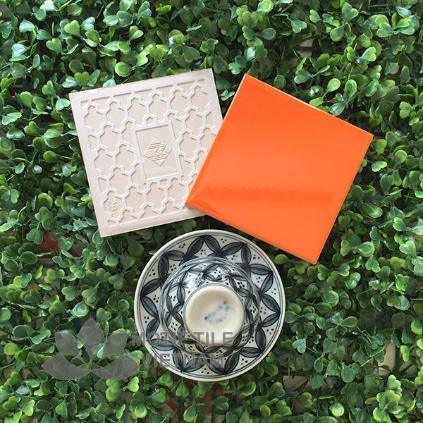 Gạch thẻ ốp tường subway cam bóng phẳng 15x15cm SW1515(Orange) 3 Gạch thẻ ốp tường subway cam bóng phẳng 15x15cm SW1515(Orange)