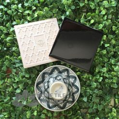 Gạch thẻ ốp tường subway đen bóng phẳng 15x15cm SW1515(Black) 10 Gạch subway đen bóng phẳng 15x15cm SW1515(Black)