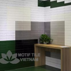 Gạch subway xanh đậm bóng vát 7.5x30cm SW75300V(Green) 6 Gạch subway xanh đậm bóng vát 7.5x30cm SW75300V(Green)