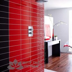 Gạch subway đỏ bóng phẳng 7.5x15cm SW75150(Red) 6 Gạch subway đỏ bóng 7.5x15cm SW75150(Red)