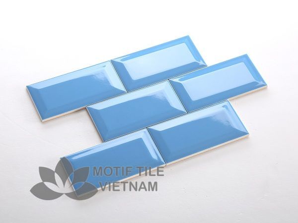 Gạch thẻ ốp tường subway xanh da trời bóng vát 7.5x15cm SW75150V(Blue) 1 Gạch thẻ ốp tường subway xanh da trời bóng vát 7.5x15cm SW75150V(Blue)